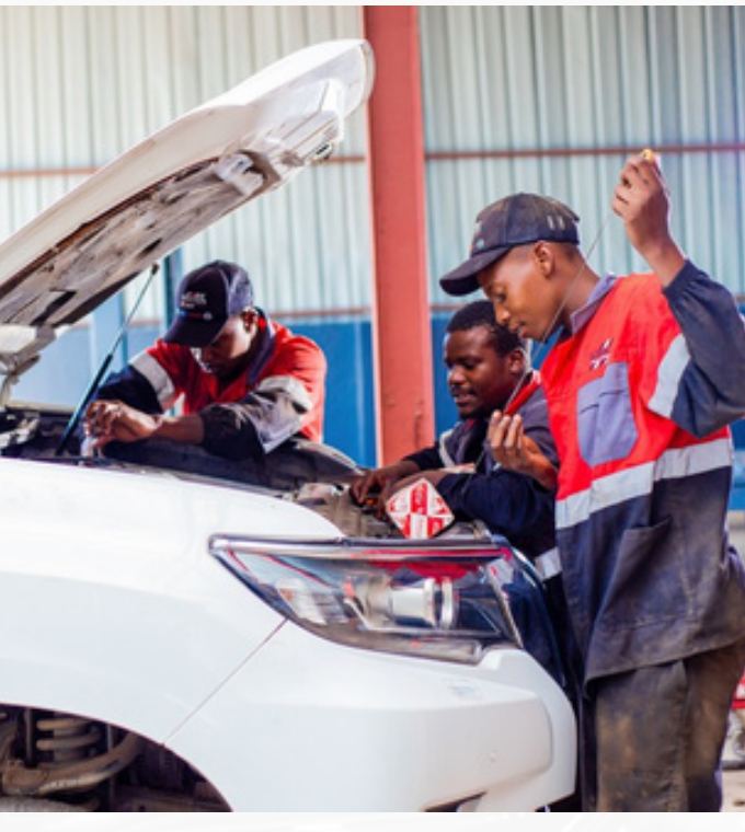 Technicians carrying out a general repair at Mecca Auto & General